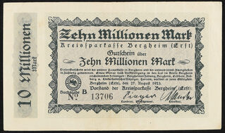 10 Millionen Mark - Bergheimer Notgeld