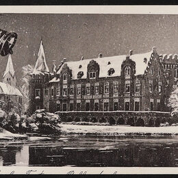 Schloss Paffendorf, schneebedeckt