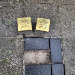 Stolpersteine vor der Verlegung